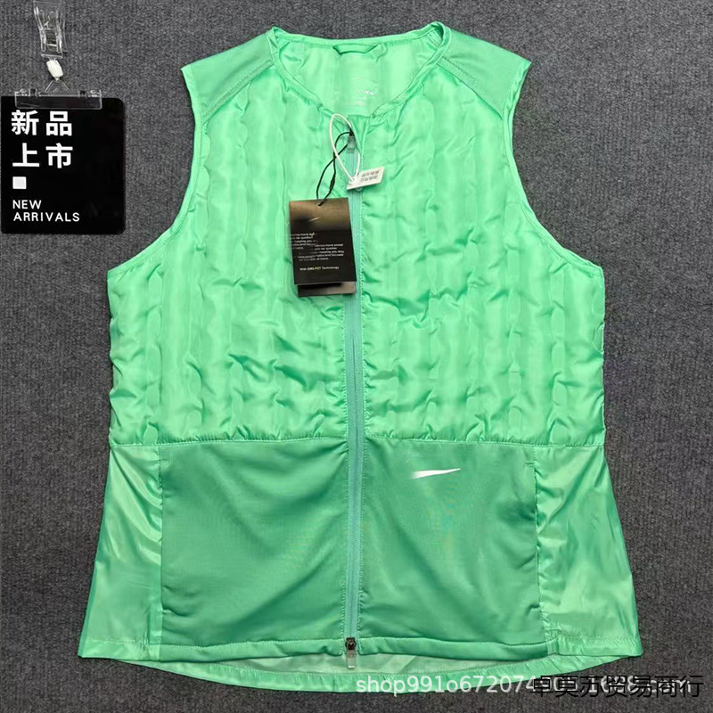Autumn and Winter New Style Training Fitness Vest, Warm Sports Running Outdoor Casual Jacket, Sleeveless Quick-Dry Foreign Trade QC-foto från 1688 på Qualit.ly