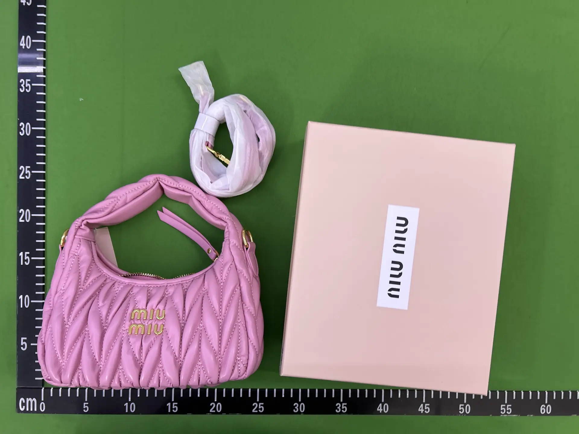 Miu Miu Matelassé Shoulder Bag Pink