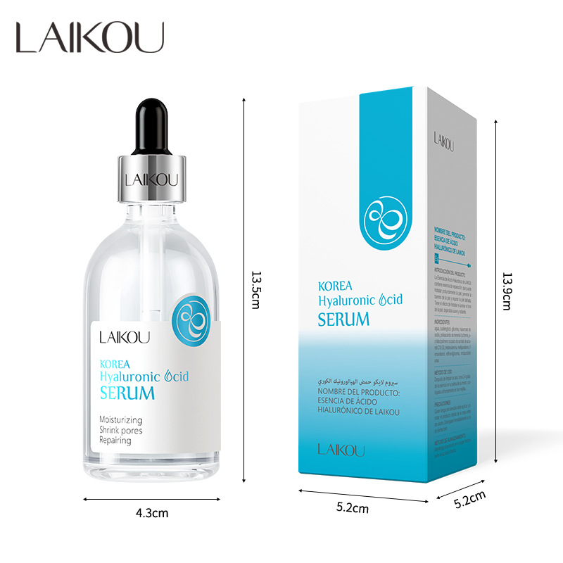 LAIKOU hyaluronic acid essence 100ml facial care essence skin care manufacturers cross-border wholesale