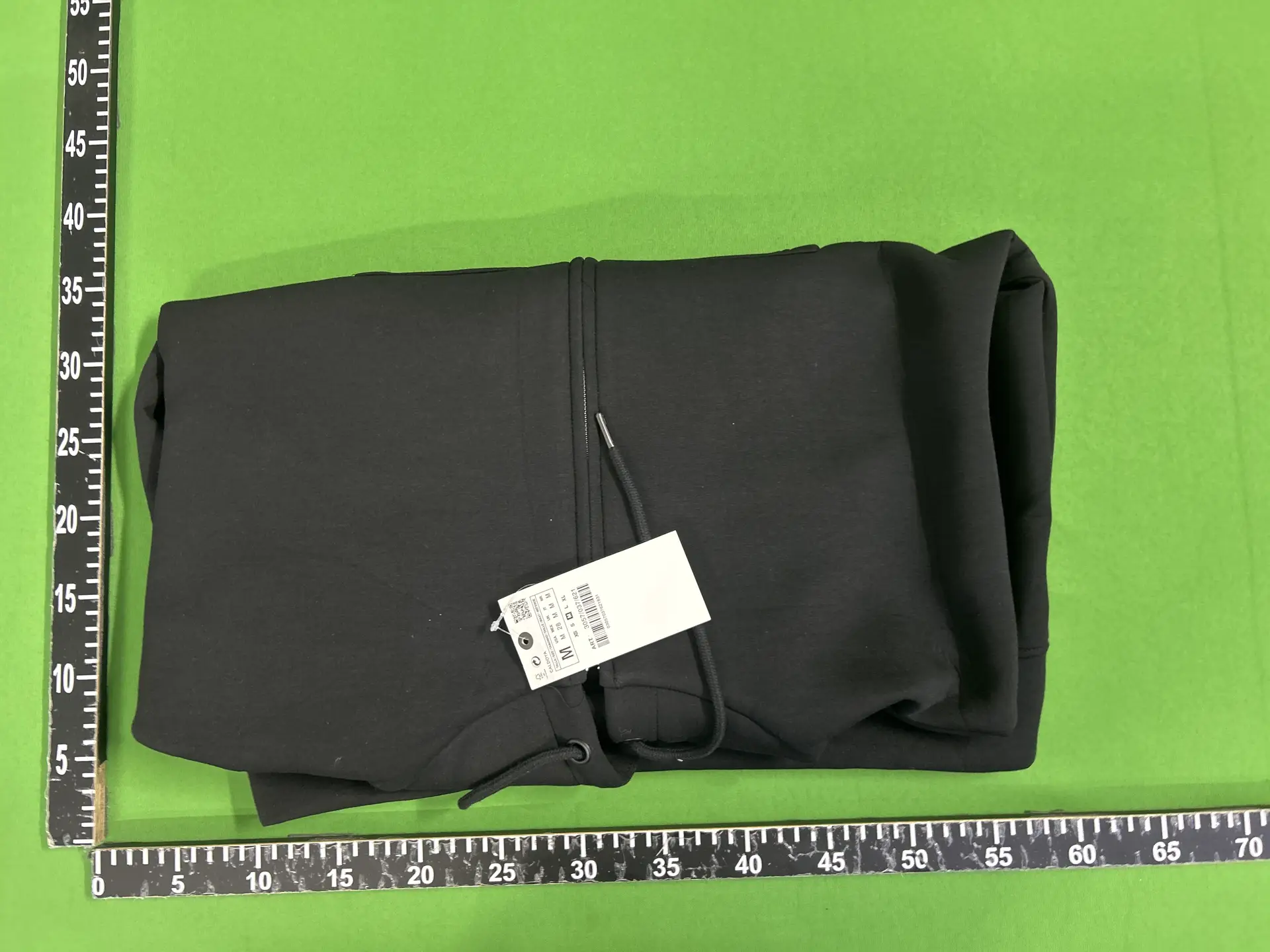 2025 Spring New Men's Heavy Tech Fabric Loose Hooded Zipper Hoodie Coat Set 1437410
