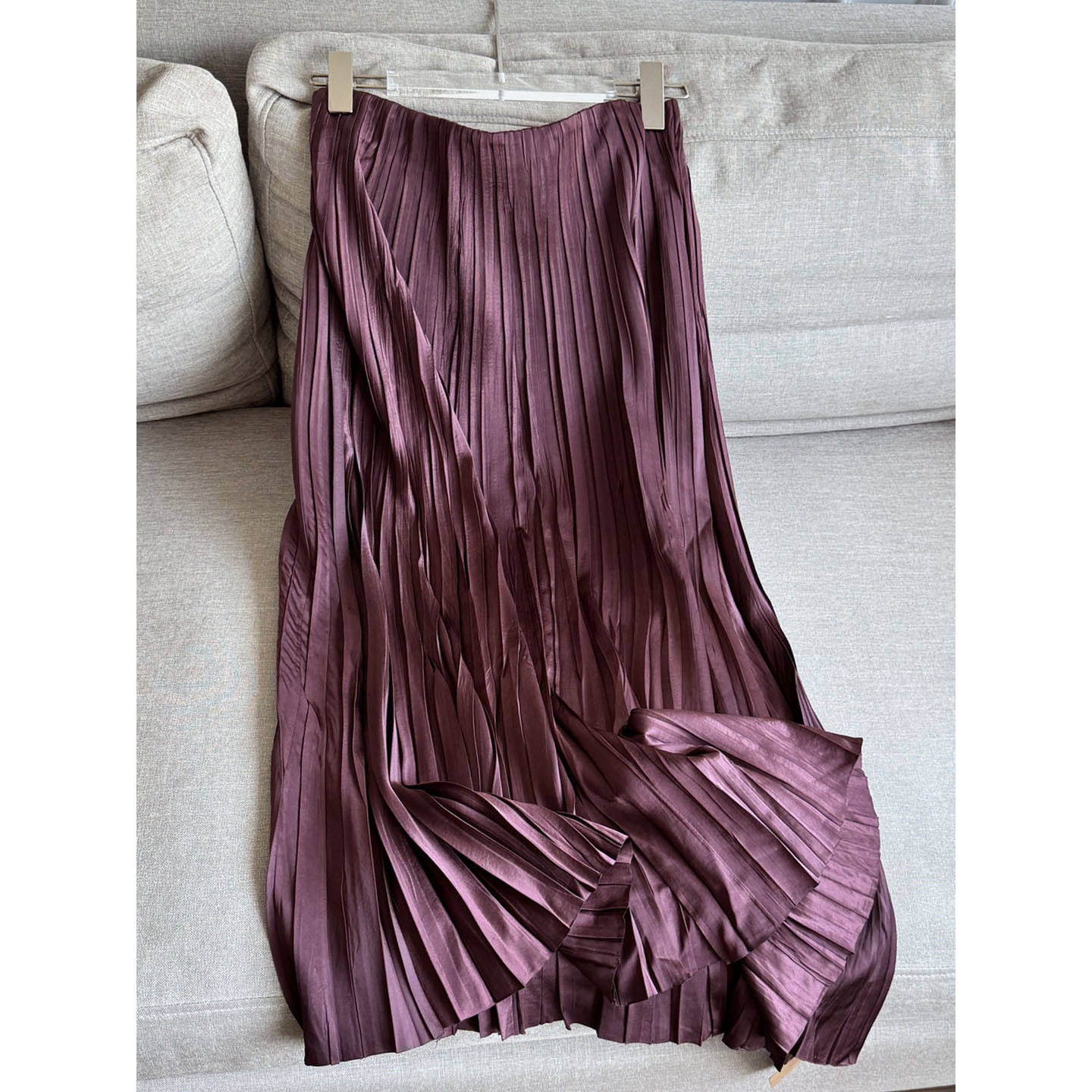 2026 New Versatile Elegant Slimming Elastic Waist Pleated Skirt Mid-Length Skirt Wholesale N3Fq9338