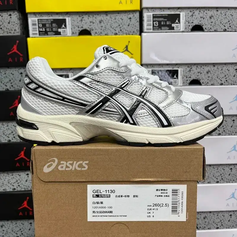 Asics Gel-1130 White Silver Black