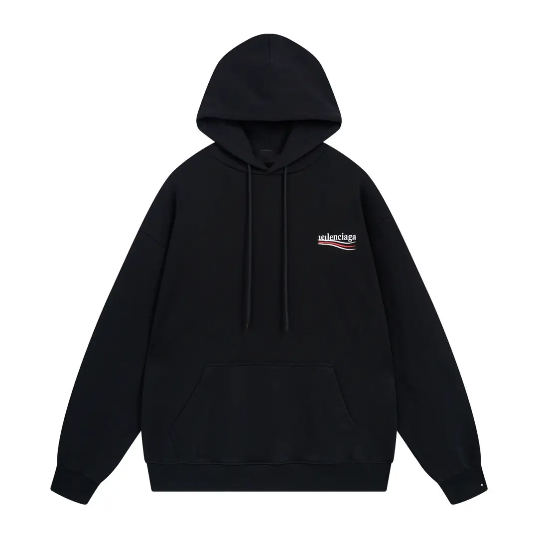 Paris B new fall and winter high version of the Coke printed long-sleeved hooded sweatshirt men and women with the same paragraph a hair batch