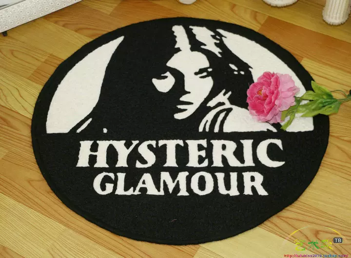 Hysteric Glamour Hysterical Glamour Carpet Floor Mat Cushion Non-Slip Tufting Flocking Embroidery photo QC de TAOBAO sur Qualit.ly