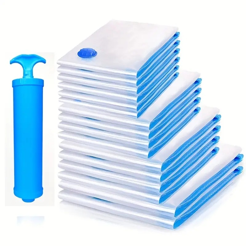 Cross-Border Vacuum Compression Bag Thickened Transparent Clothes Cotton Quilt Storage Bag Travel down Jacket Storage Vacuum Bag