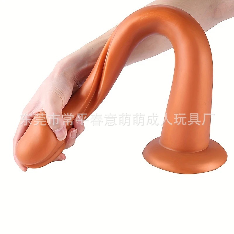 Cross-border Men's and Women's Oversized Vestibular Expander Masturbator Soft Liquid Silicone Vestibular Anal Plug Adult Sex Products
