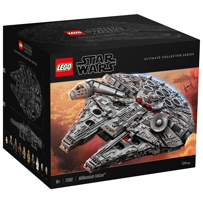 LEGO Star Wars 𢧐 Series 75192 Deluxe Millennium Falcon Adult Educational Assembly Trendy Play Building Block Toys