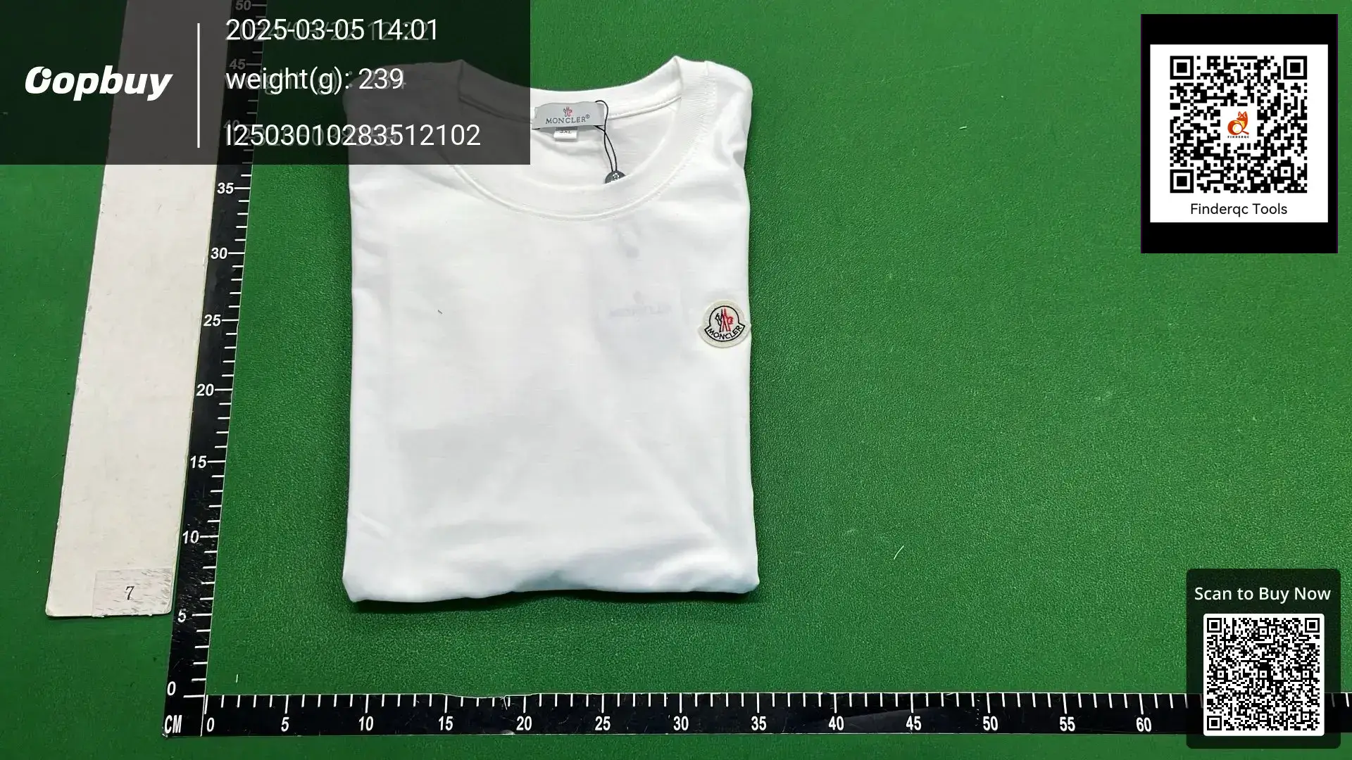 Moncler T-Shirt White