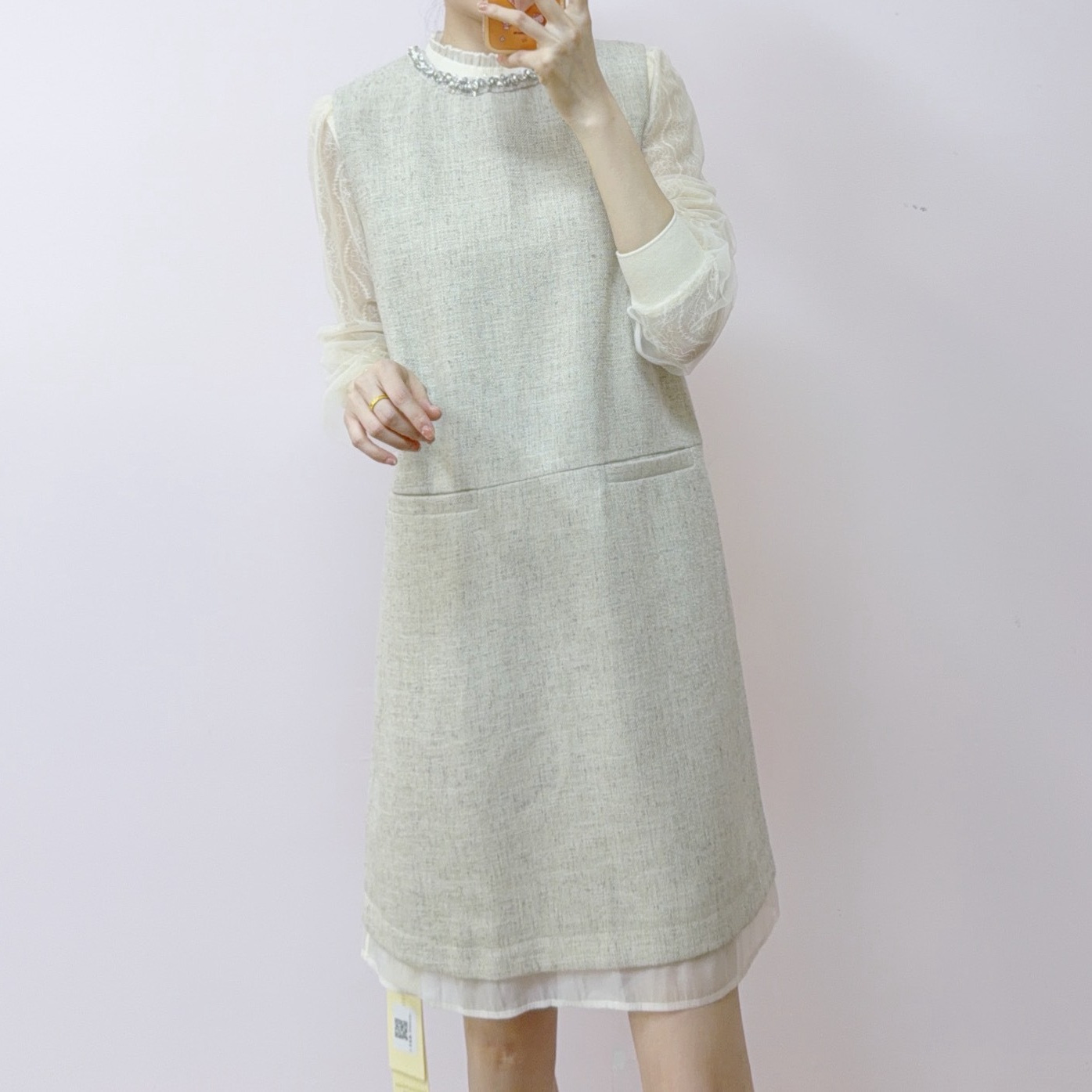 [Available for Sale at the Store] 2026 Spring New Fashion Versatile Chanel-Style Vest Dress from the Brand's Boutique 040