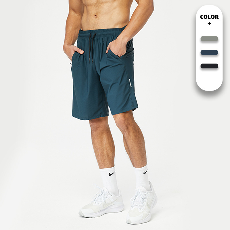 Woven Plaid Sports Shorts Men's Fitness Basketball American Running Quick-drying Summer Breathable Casual Training Shorts