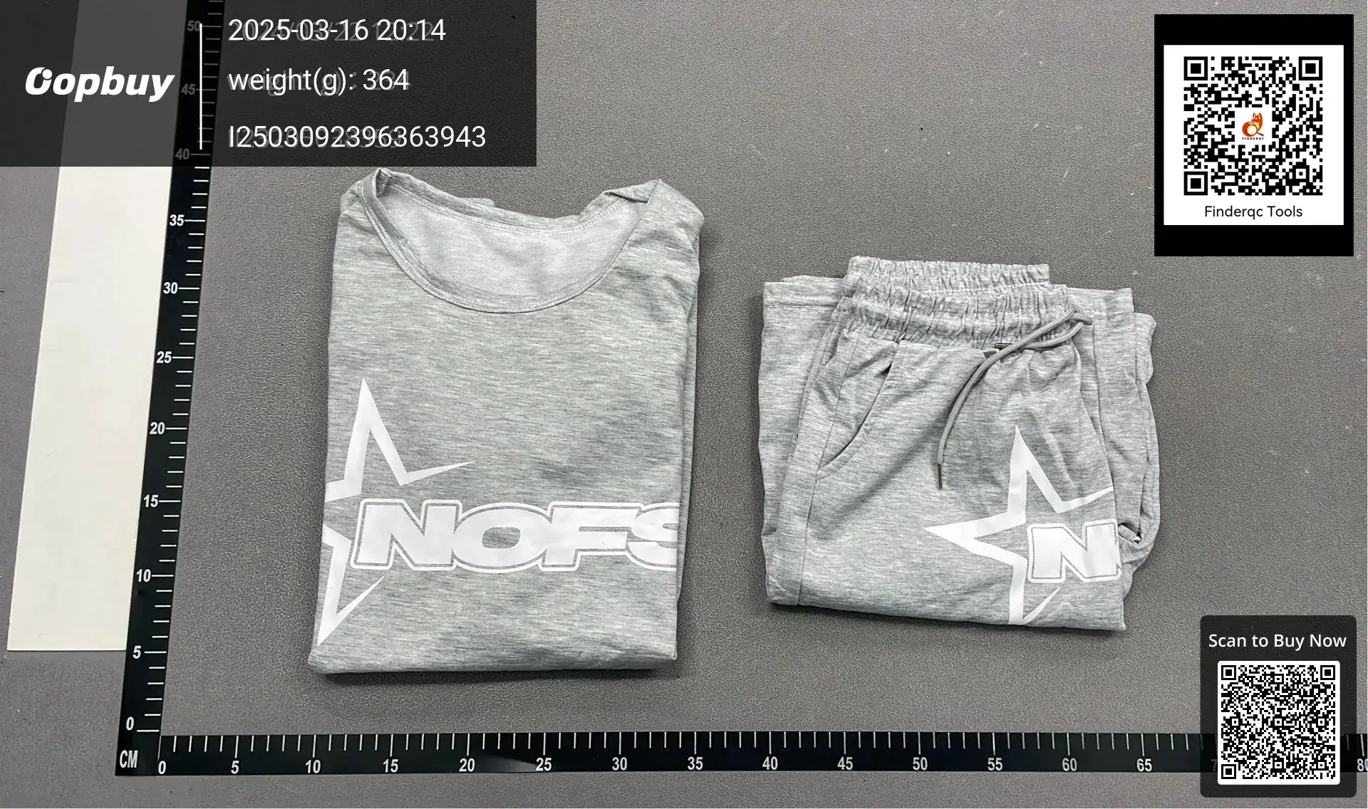 NOFS tracksuit grey