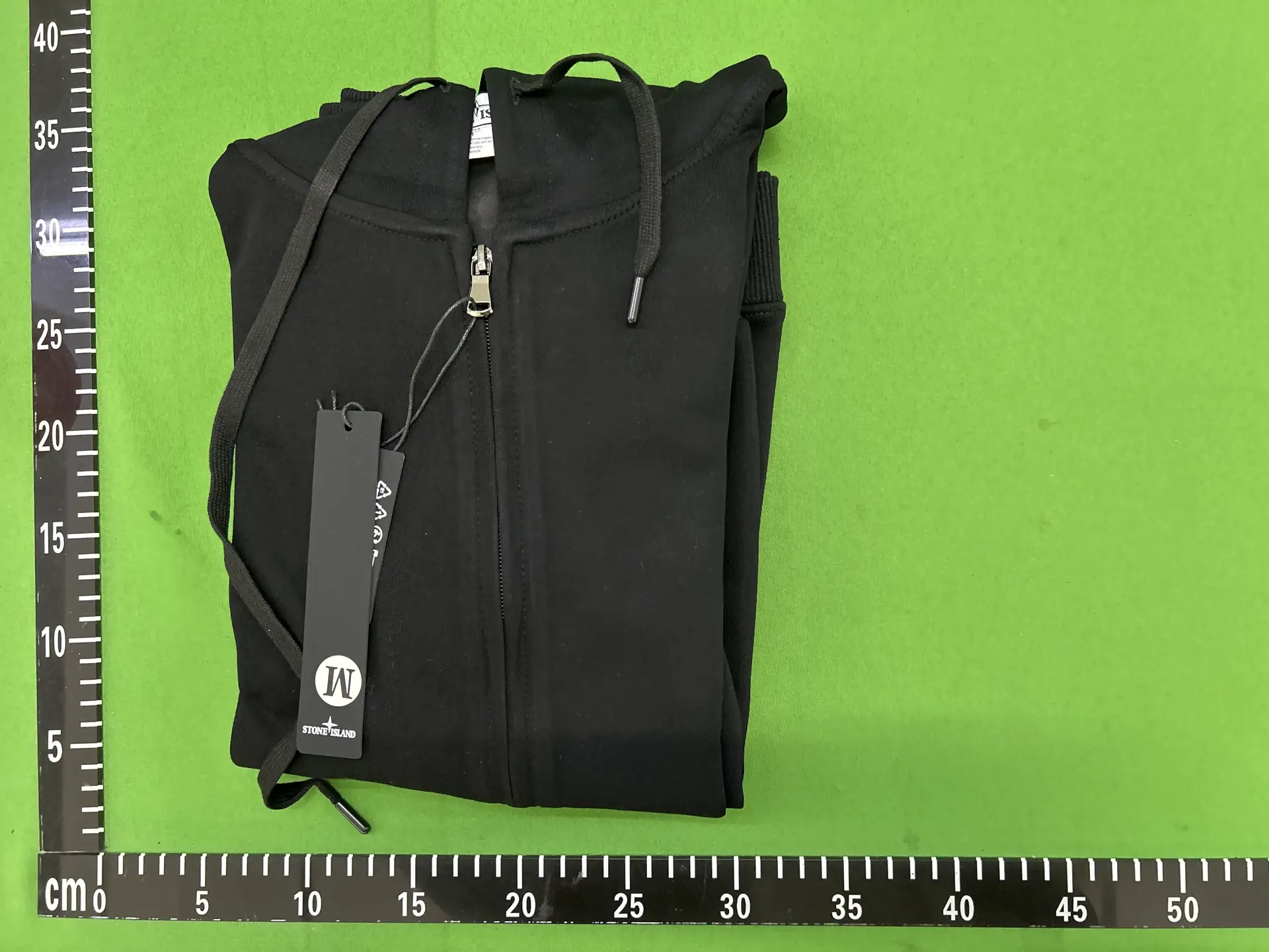Stone Island Black Zip Hoodie