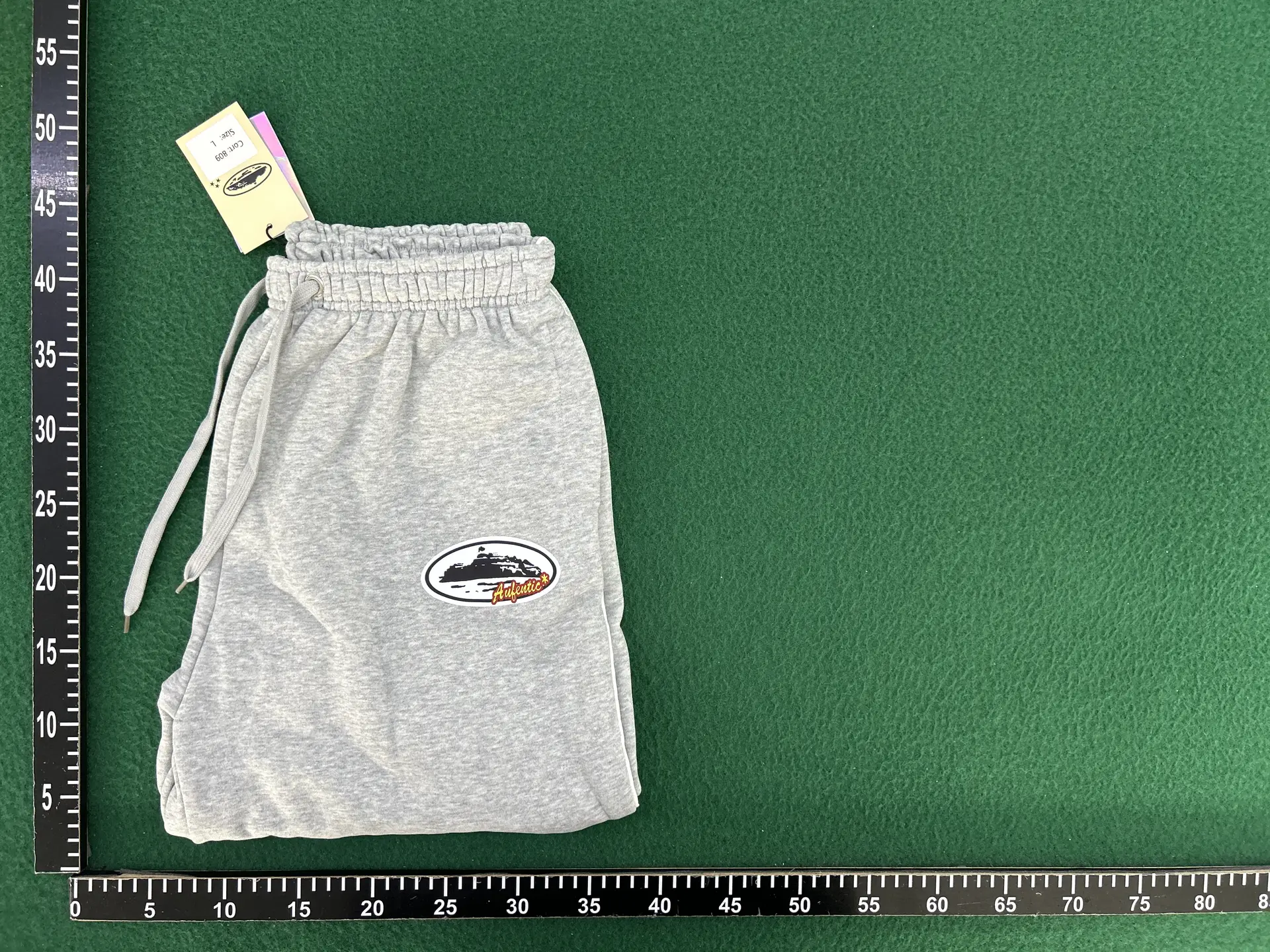 Authentic Grey Fleece Lined Sweatpants