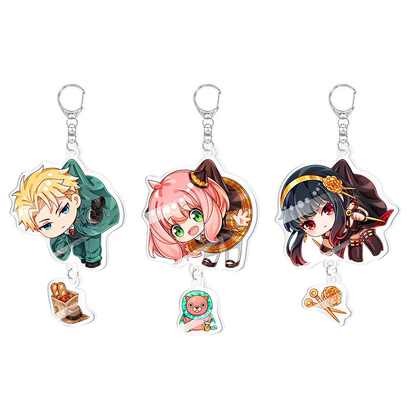 SPY X FAMILY Acrylic Desktop Keychain Ornaments with the same style