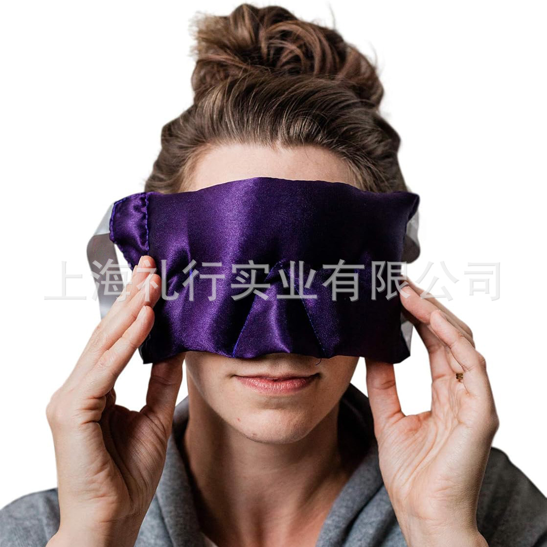 Cross-border Hot Selling Eye Pillow Microwave Heating Lavender Flaxseed Filling Facial Cold and Hot Compress Shading Yoga Eye Pillow