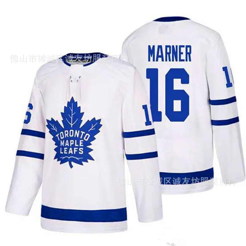 Nhl Maple Leafs 16 White Ice Hockey Jersey Mitchell Marner Jersey Embroidery Ebay