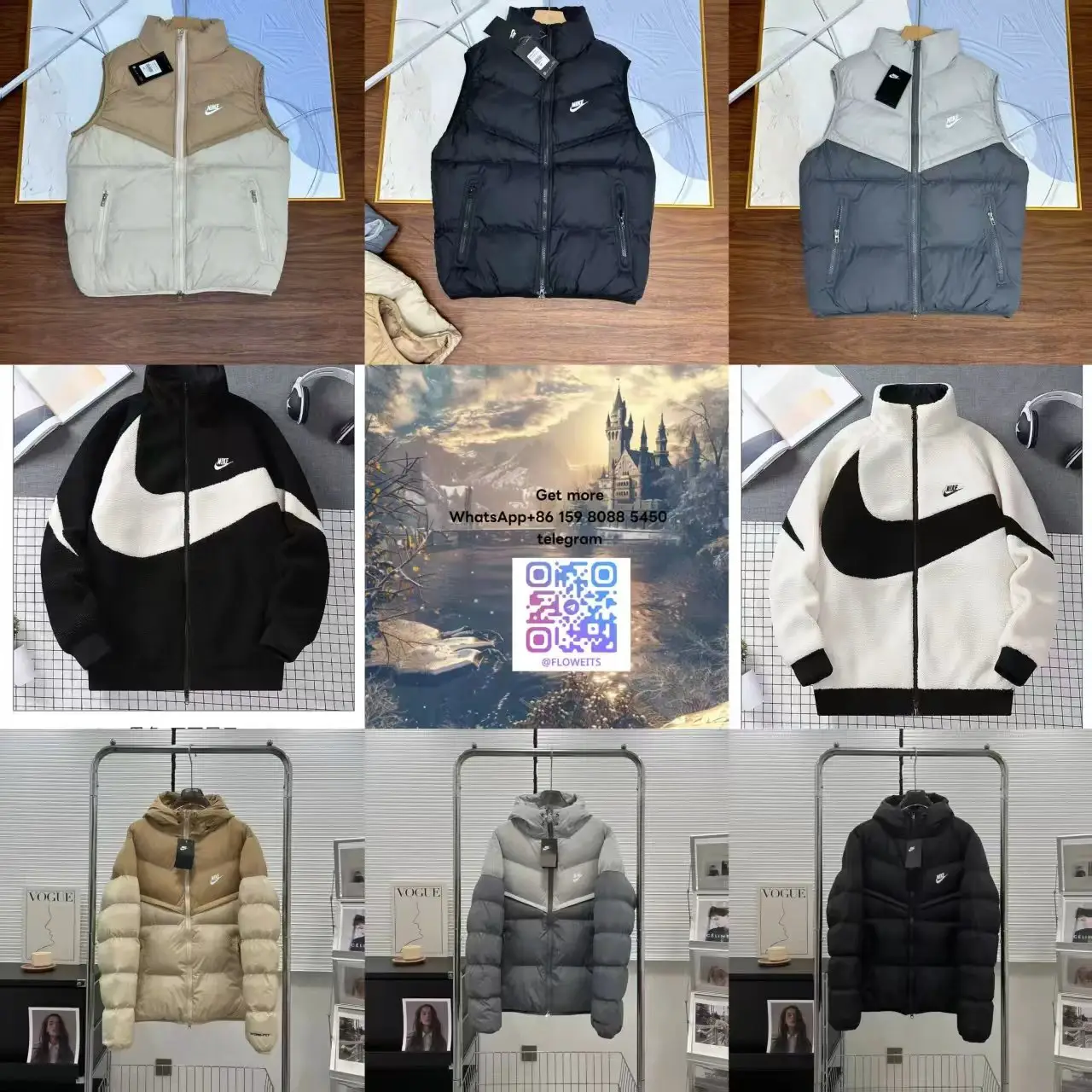 lxl马甲男装秋冬新款运动外套羽绒服棉服