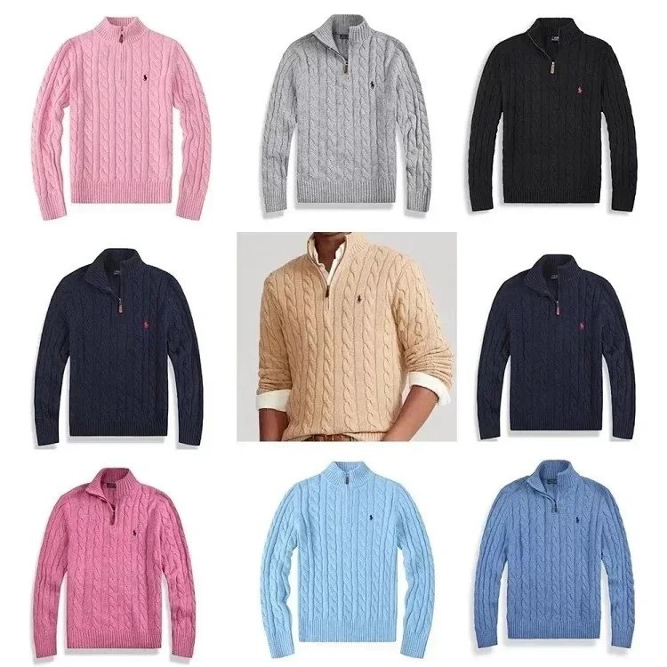POLO RALPH LAUREN Cable Knit Quarter-Zip Sweater