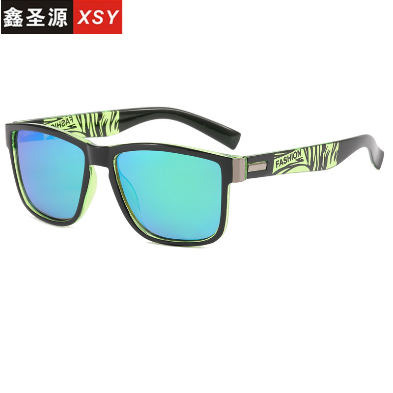 518 cross-border new polarized sunglasses men's European and American riding sunglasses retro outdoor sports sunglasses wholesale