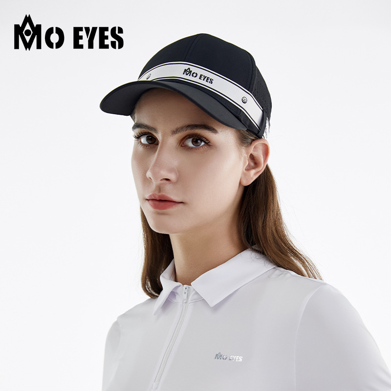 MO EYES magic eye golf hat women's ball cap sweat-absorbent band breathable mesh baseball cap sun protection