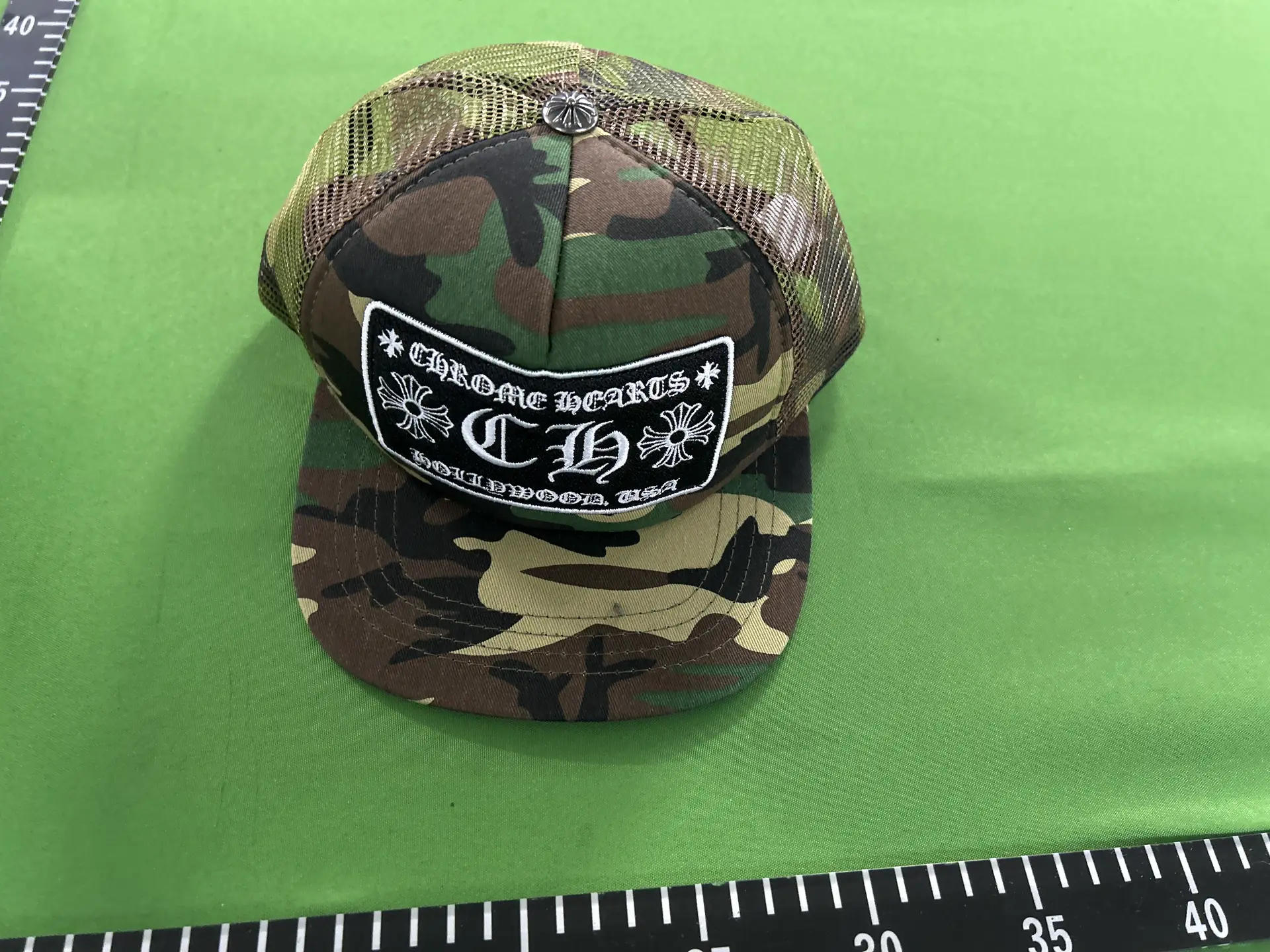 Chrome Hearts Camouflage Trucker Hat