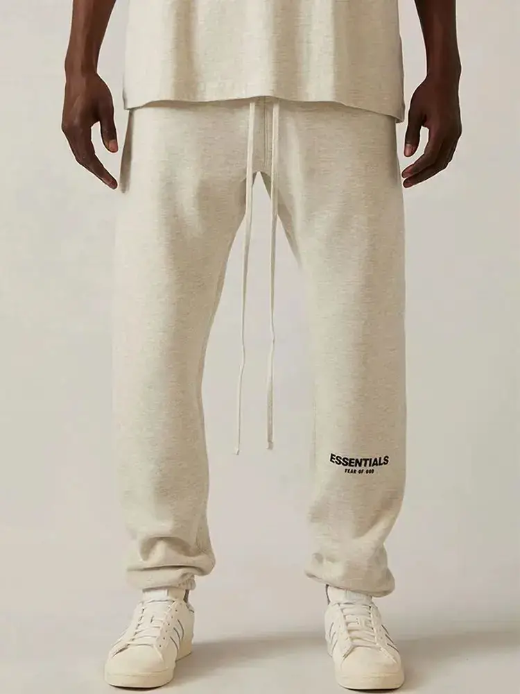 [Inspection Supported] Fog Sweatpants Essentials Ankle Banded Pants Casual Pants Spring & Fall Loose Track Pants Tide