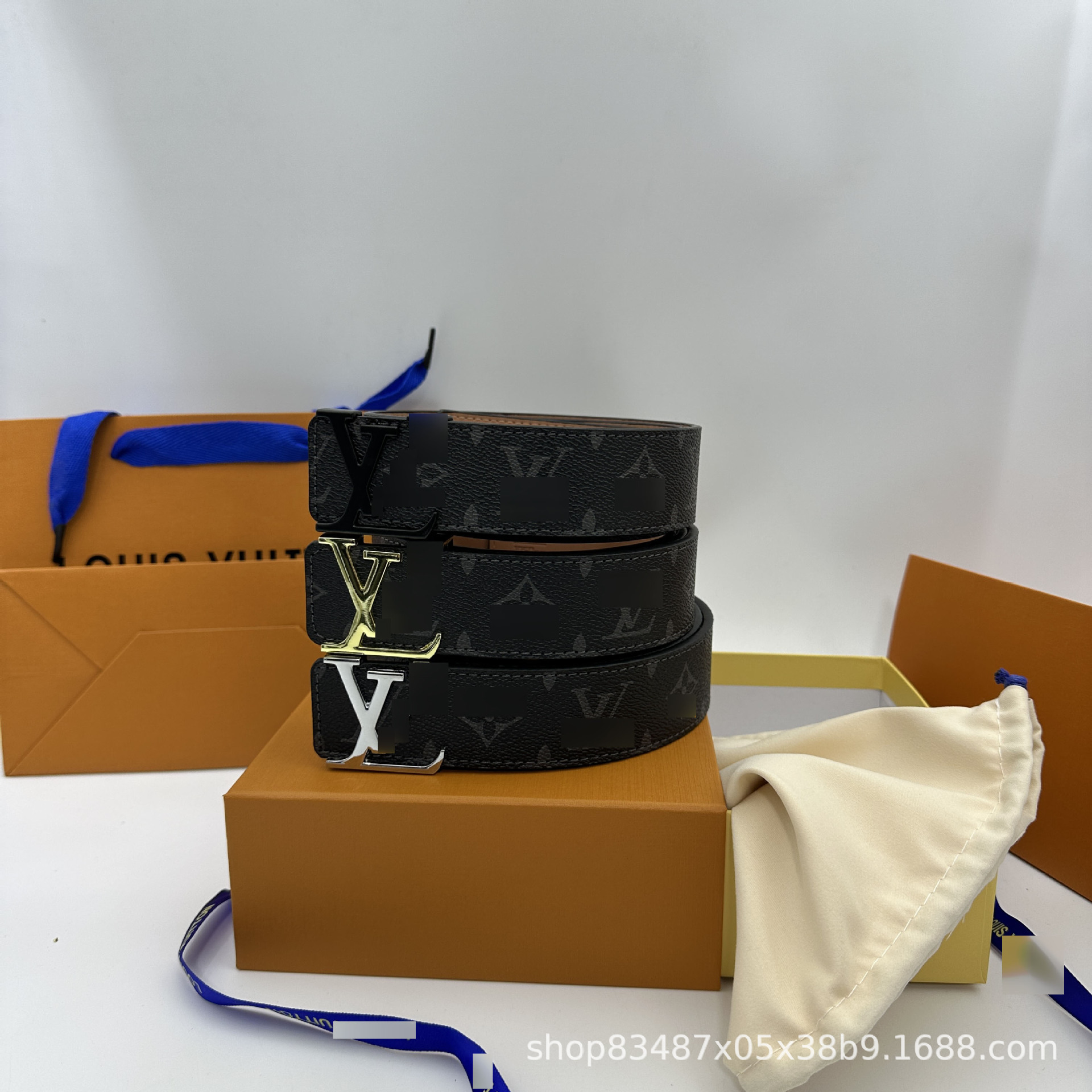 Cross-Border Classic V-Shaped Smooth Buckle Men's Leather Belt, Foreign Trade Style, Versatile Trendy Casual Pants Belt, in Stock Fotografie QC de pe 1688 pe Qualit.ly