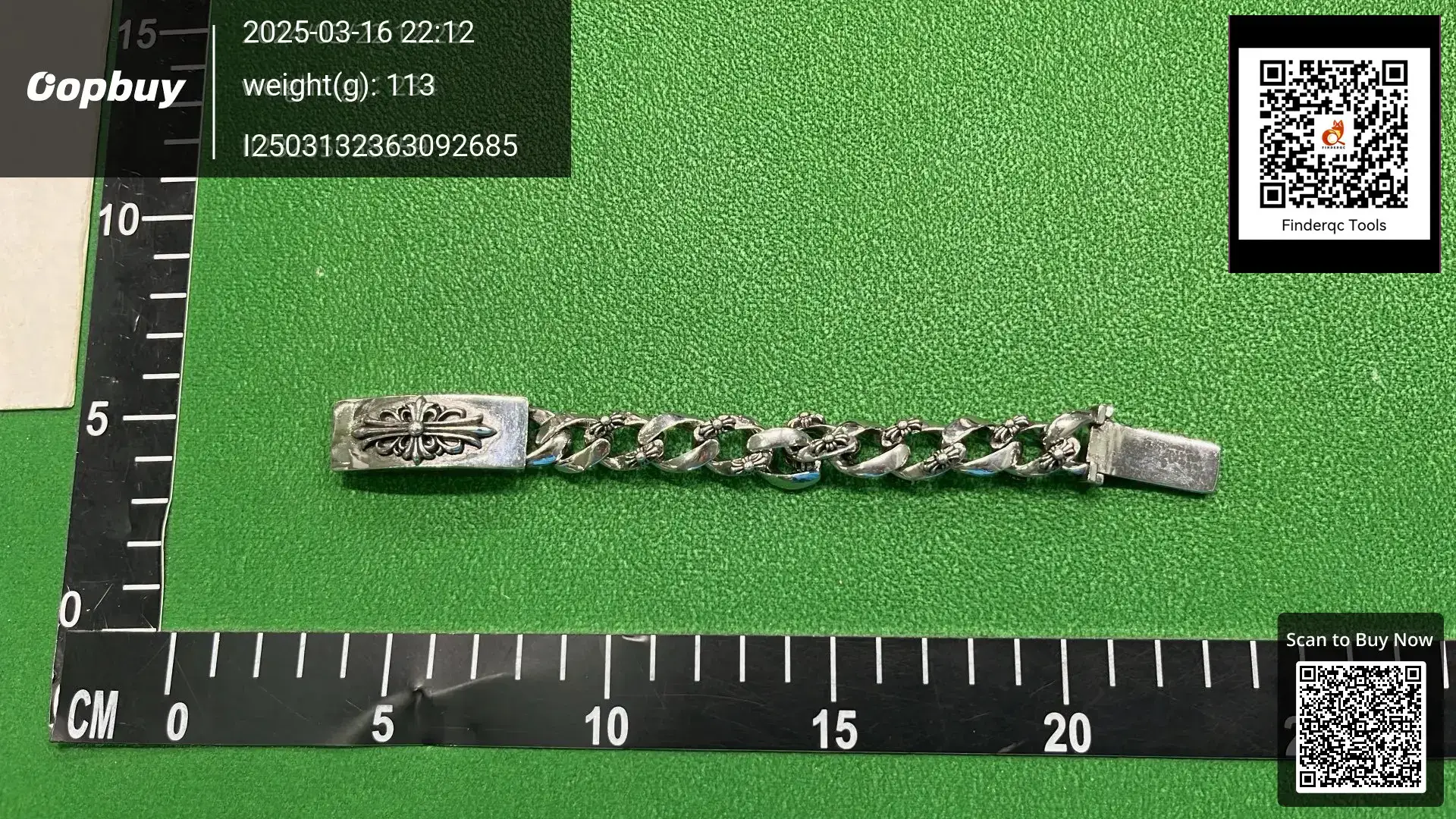 925 sterling silver personalized cross bracelet for men and women European and American retro Thai silver cross flower bracelet