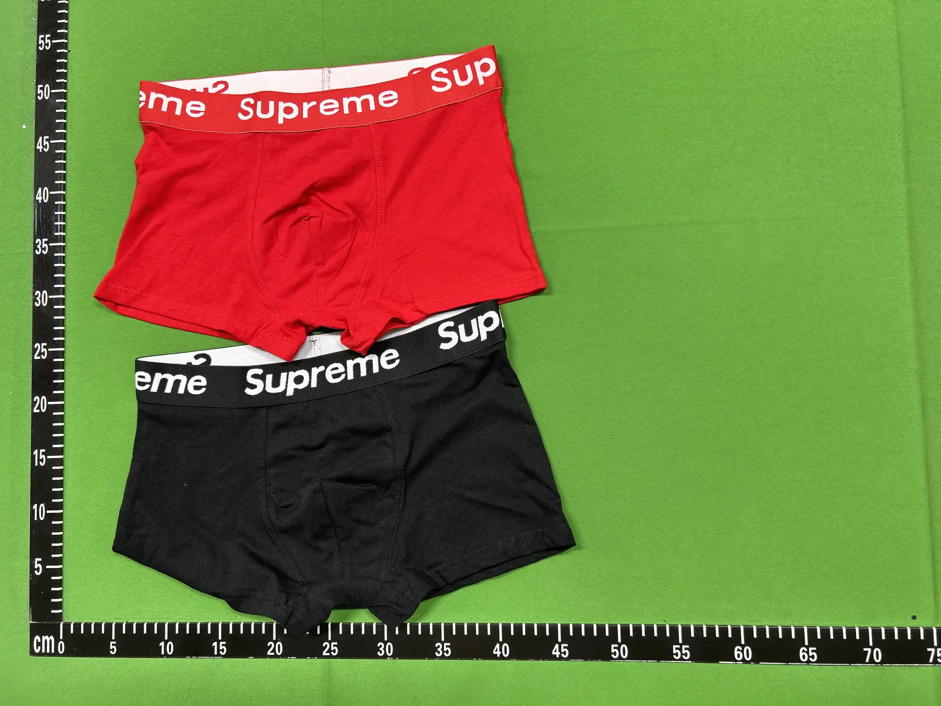 Supreme Boxer Briefs Set Red Black