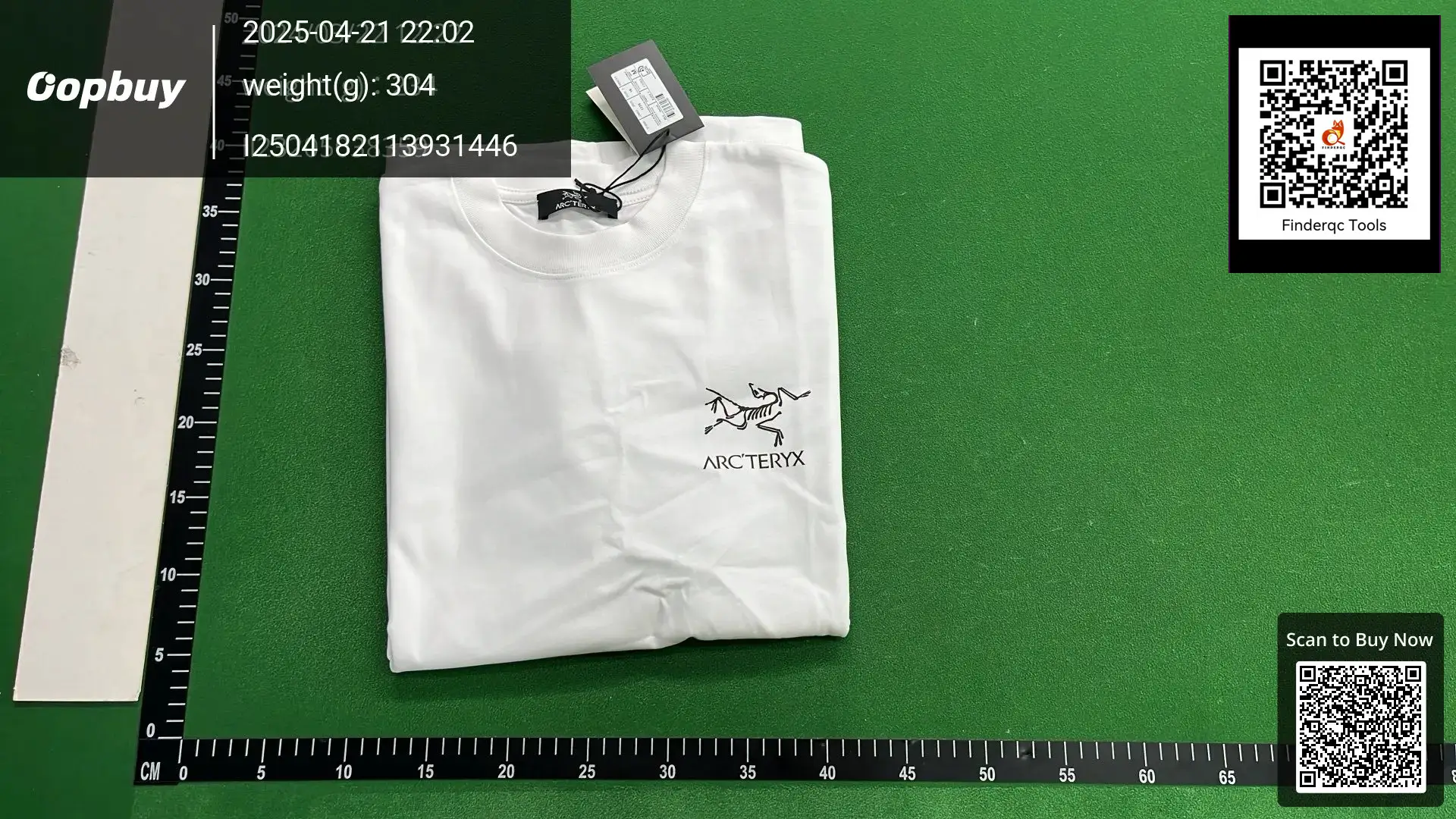 Arc'teryx 280g heavy-duty pure cotton round neck short sleeved T-shirt
