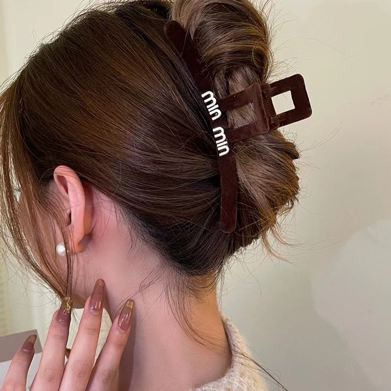 Free shipping retro letters wide-brimmed velvet BB clip hairpin children's hairpin accessories Joker headband hair accessories wholesale