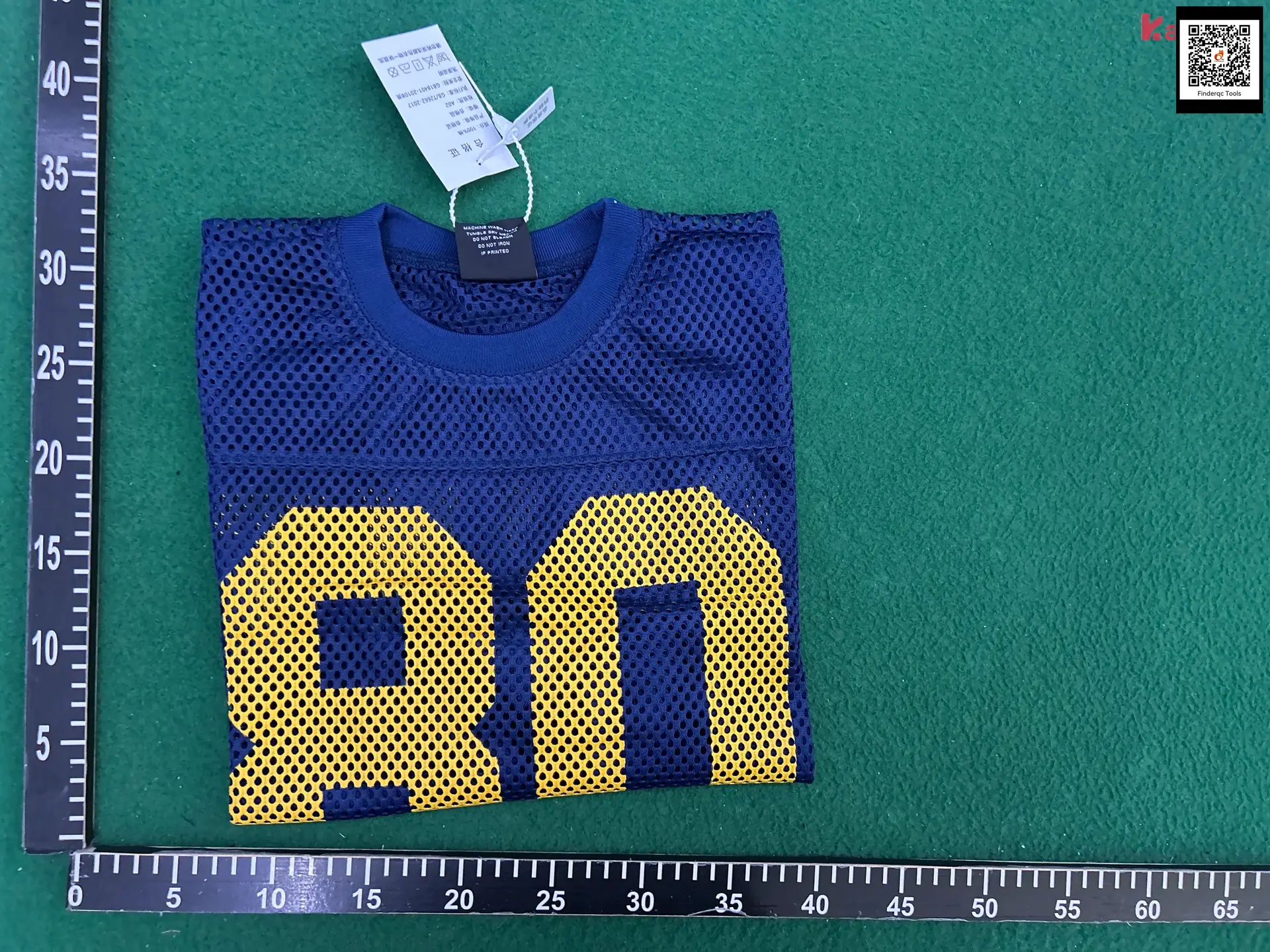 Saint Ma Siwei Concert Same Style 80 letter Print Vibe Style Cut Out Mesh Jersey Blouse Short Sleeve T-Shirt
