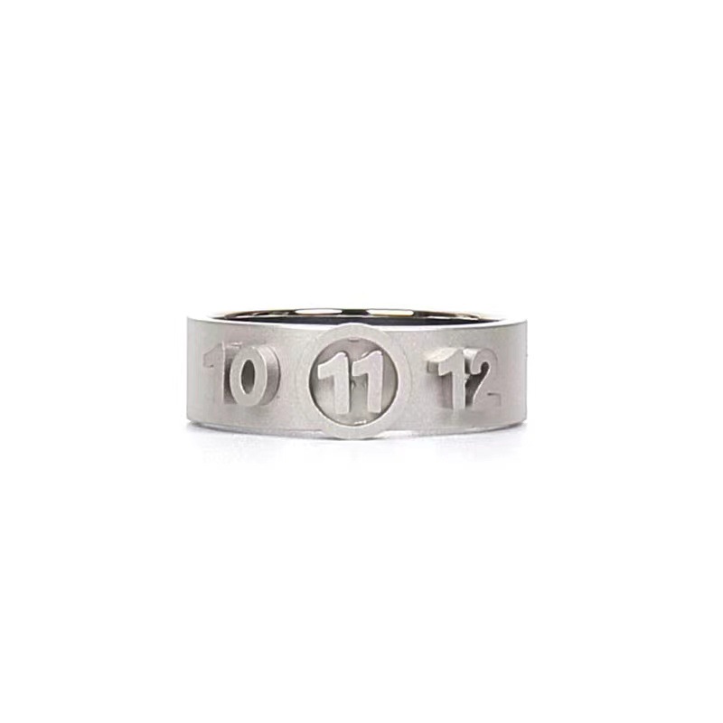 Pyc Spot European and American 22S New Letter Ring 925 Silver Badge Jewelry Couple Same Style Frosted Ring Fotografie QC de pe 1688 pe Qualit.ly