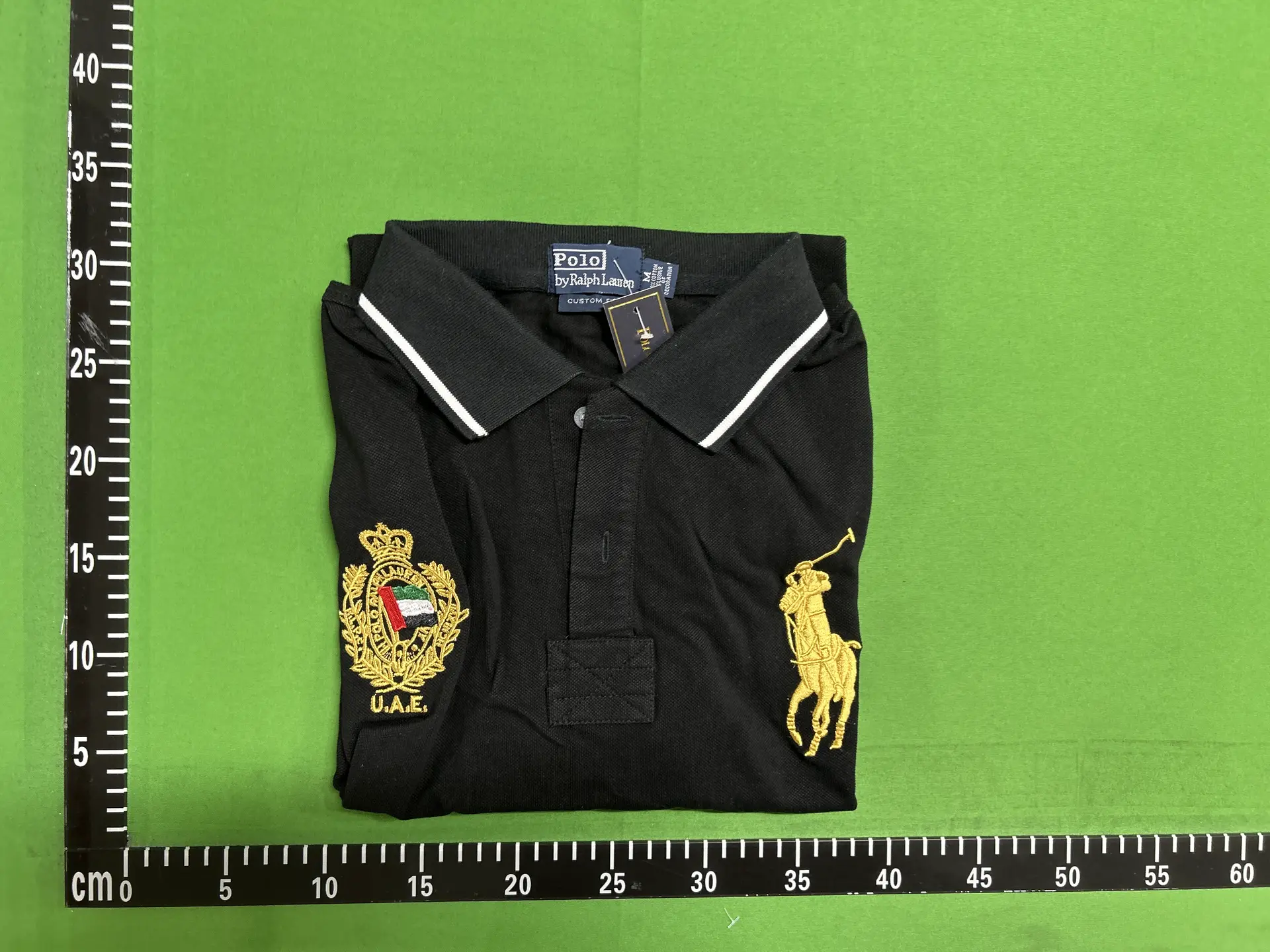 Polo Ralph Lauren Black UAE Crest Polo Shirt