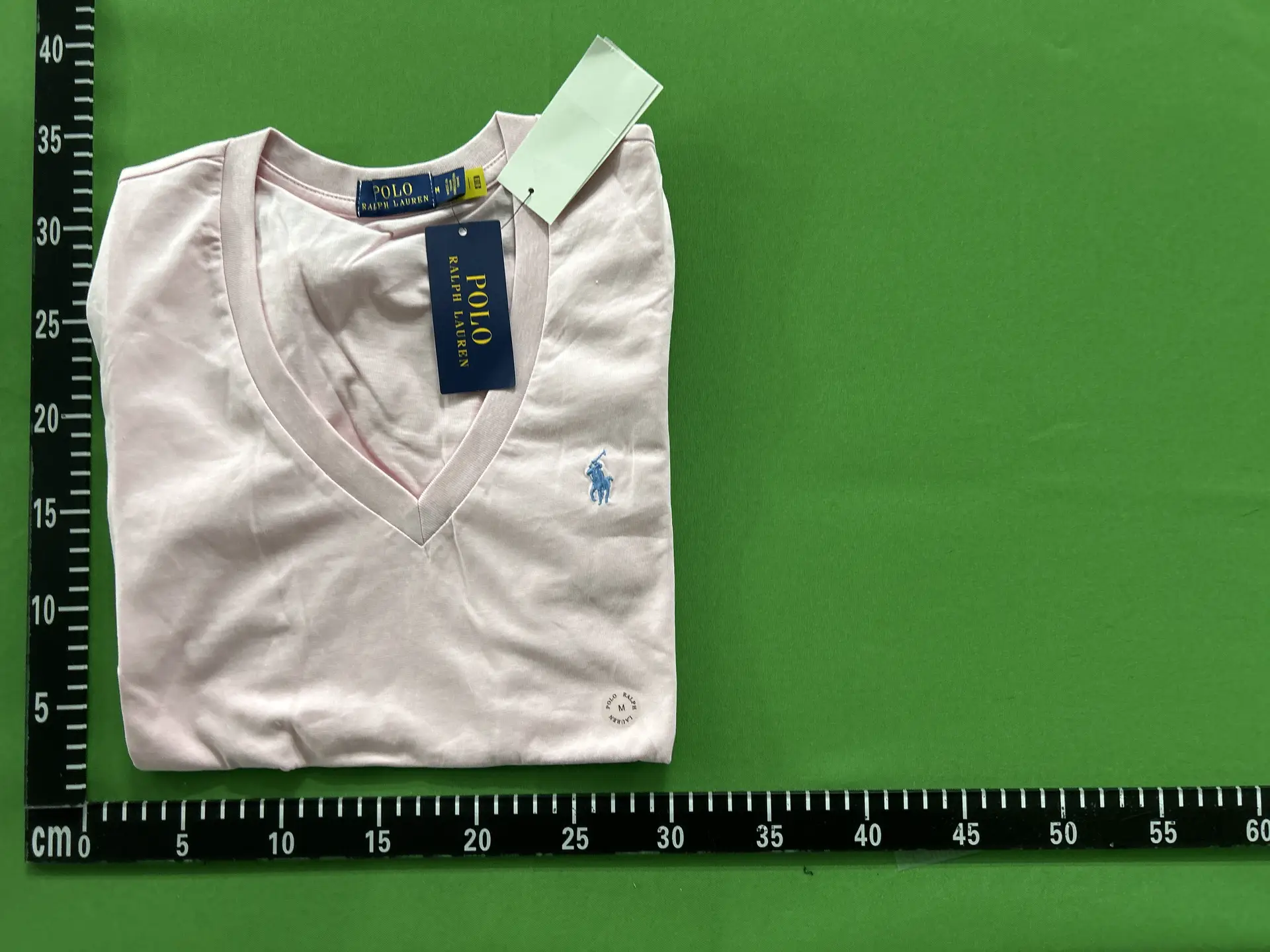 Polo Ralph Lauren Cotton Jersey V-Neck Tee Pink
