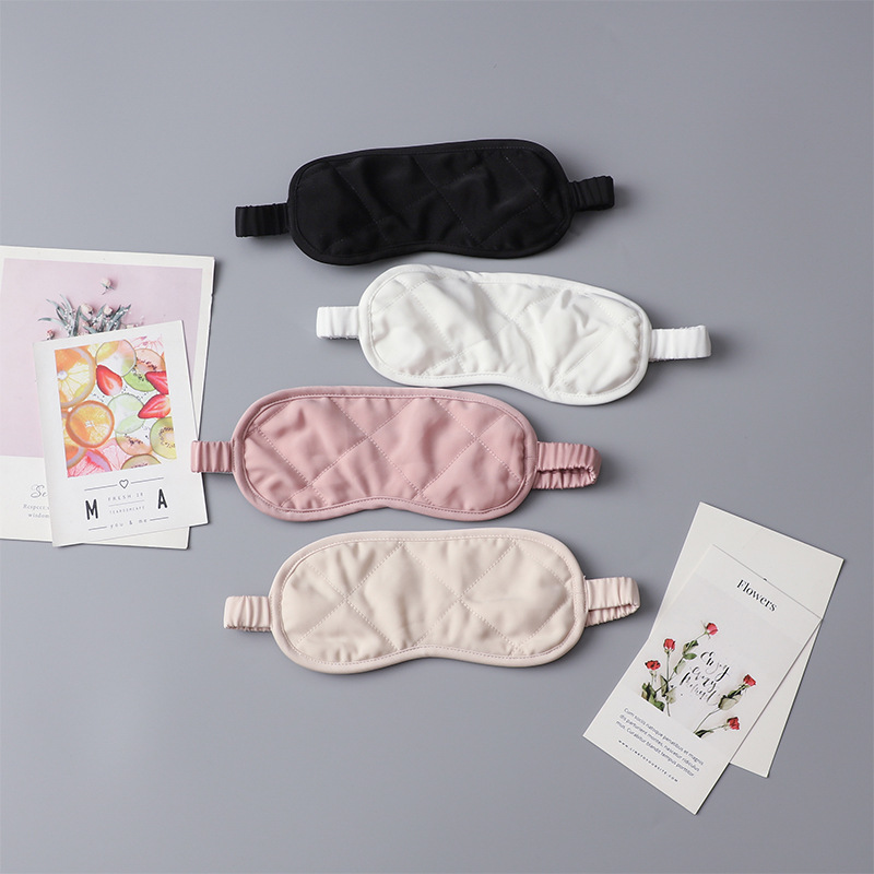 100% mulberry silk light-proof breathable eye mask for men and women shading comfort sleep silk eye mask for eye care