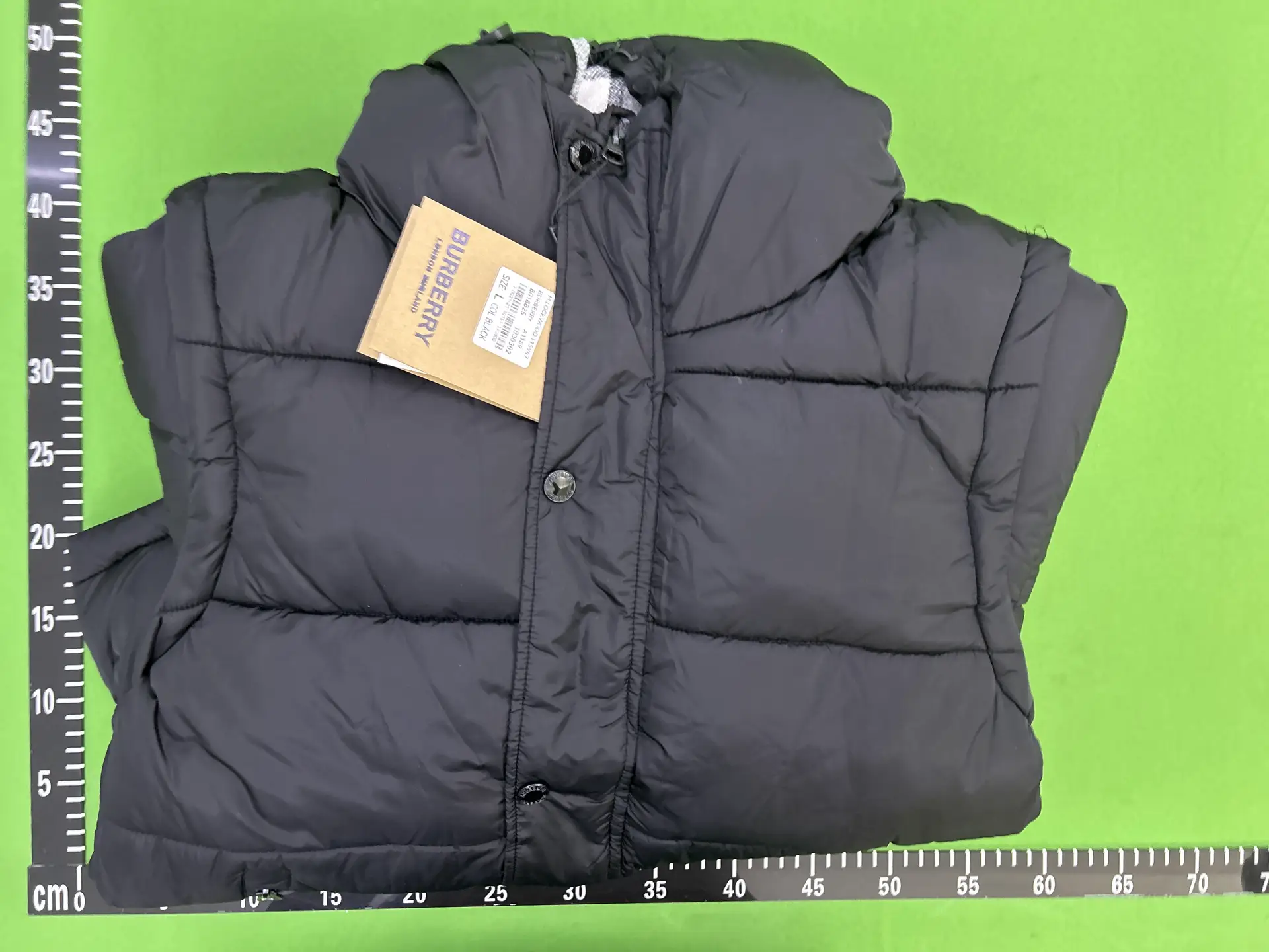 Burberry Black Puffer Vest