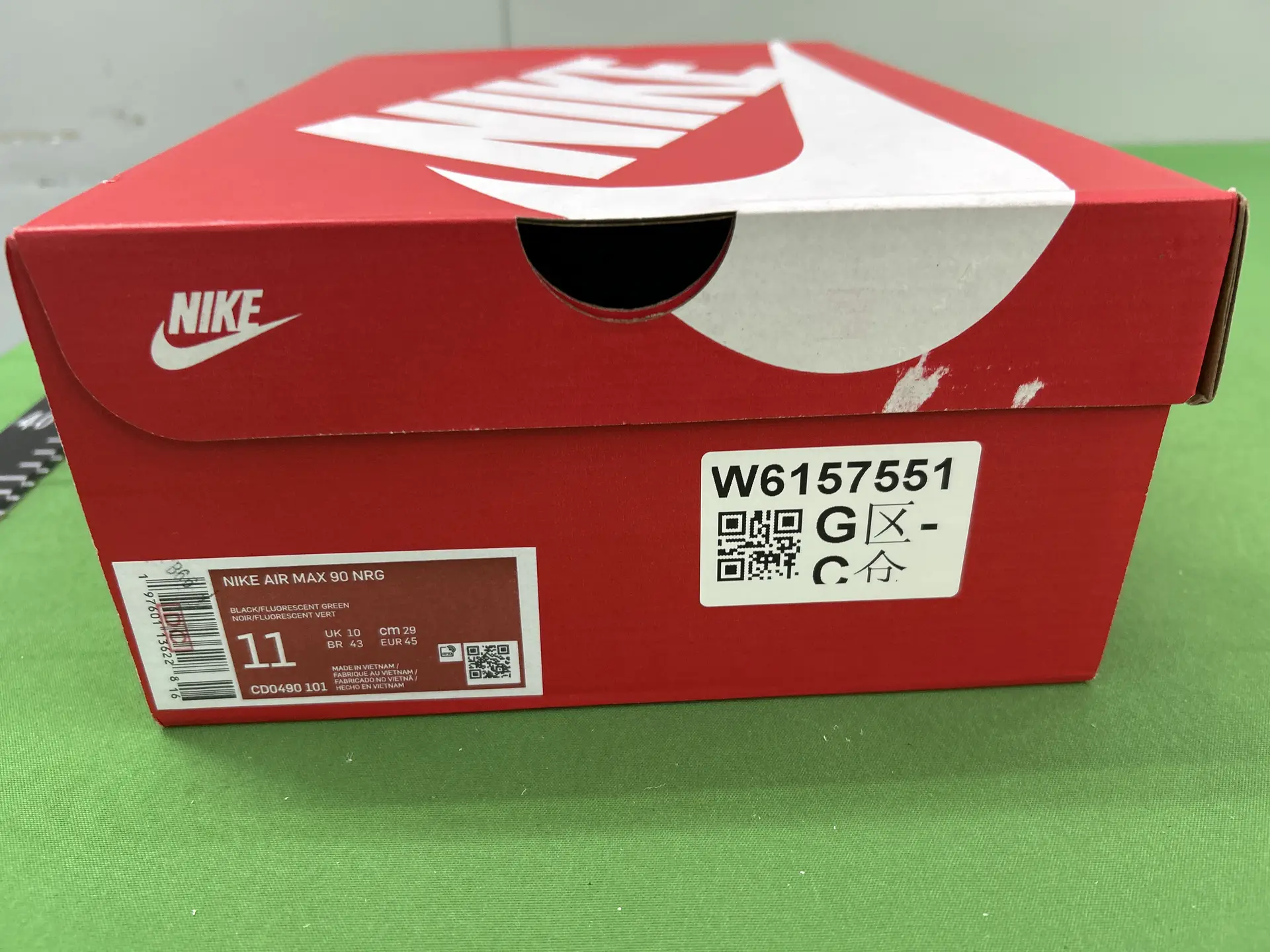 Nike Air Max 90 NRG Black/Fluorescent Green
