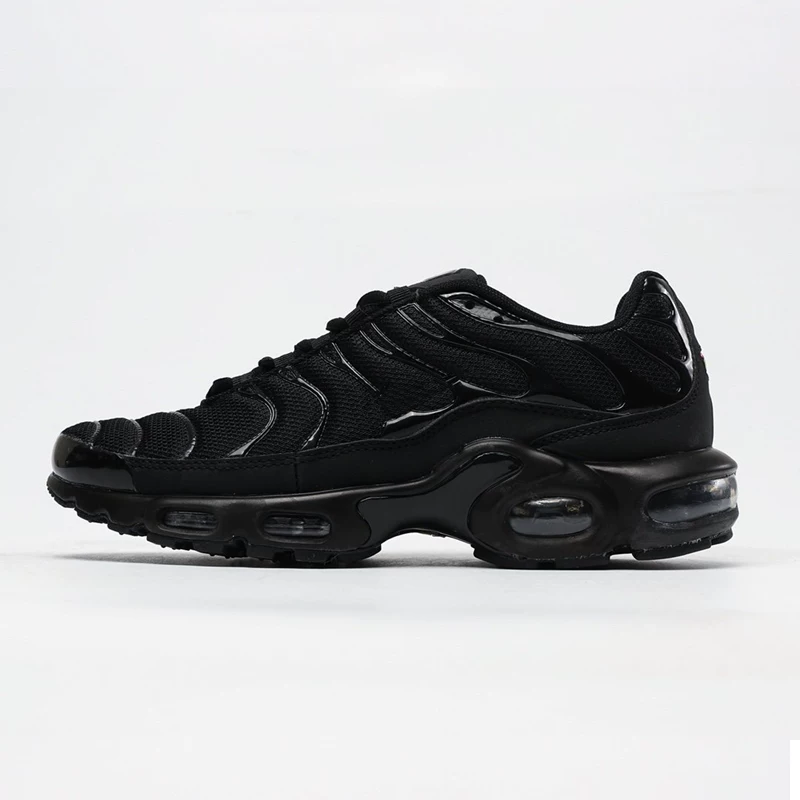 【Lizhen】New Men's Shoes, Mesh Retro Running Shoes, Classic Air-Cushion Shoes, Unisex All-Black Comfortable New Sports Shoes