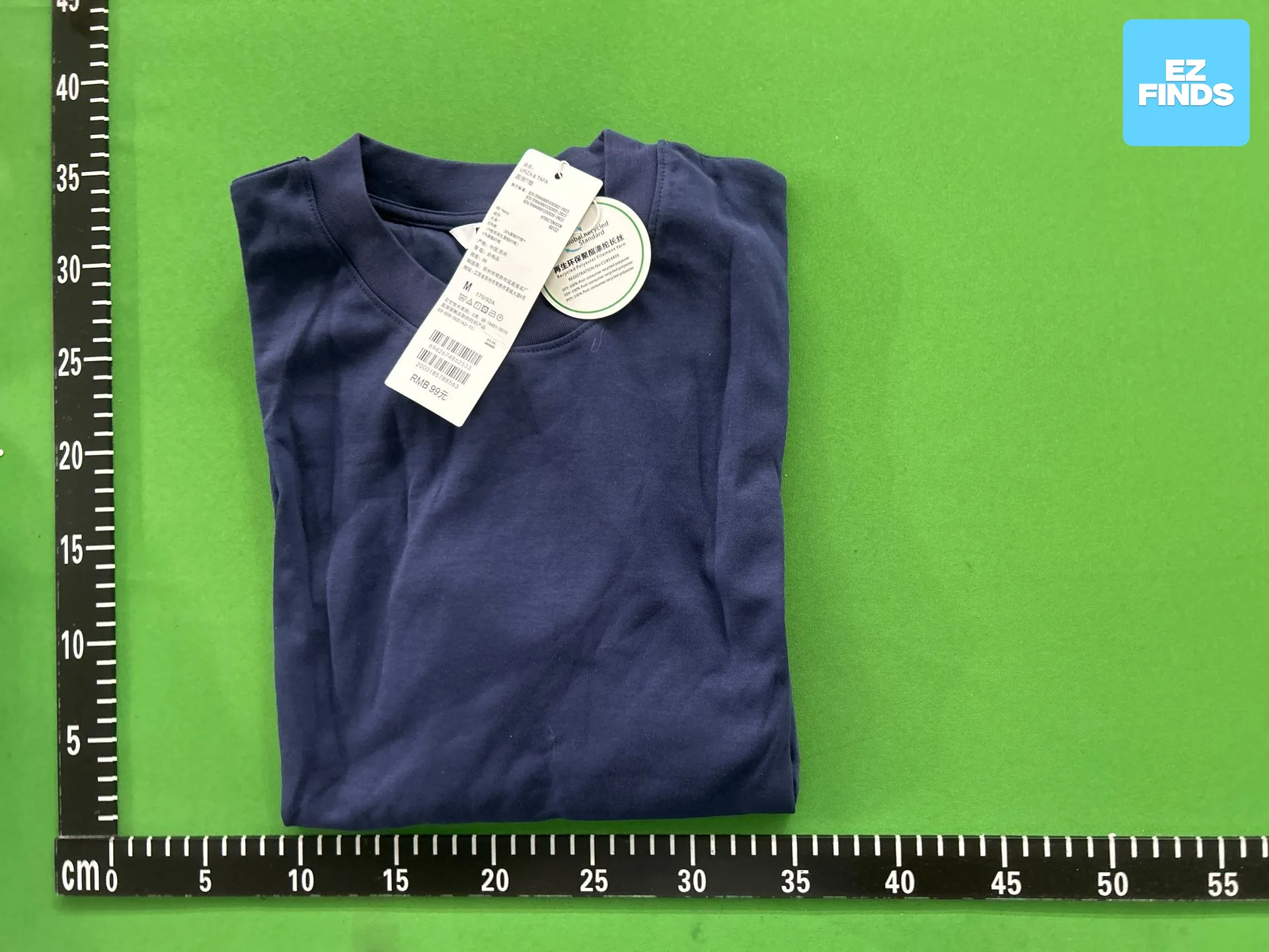 Affordable Version Unisex Summer T-Shirt Cotton Blend Crew Neck Long Sleeve Top 469922 photo QC de TAOBAO sur Qualit.ly QC