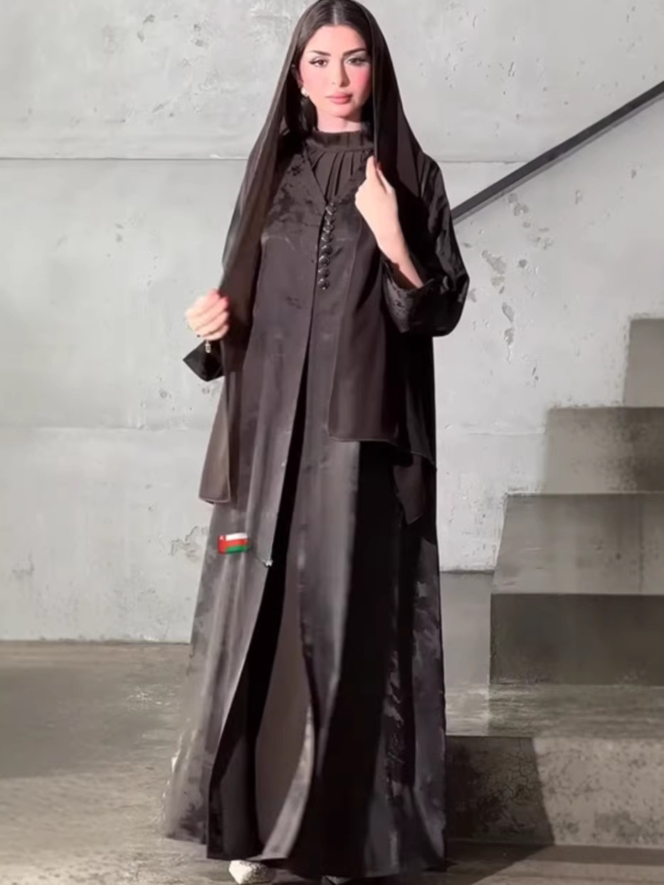 2025 European and American Amazon Cross-Border New Designer Style Elegant Casual Fashion Mid-Length Shawl Coat