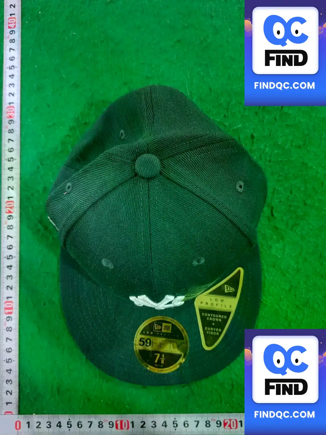 New Era 59FIFTY Low Profile Green Fitted Hat