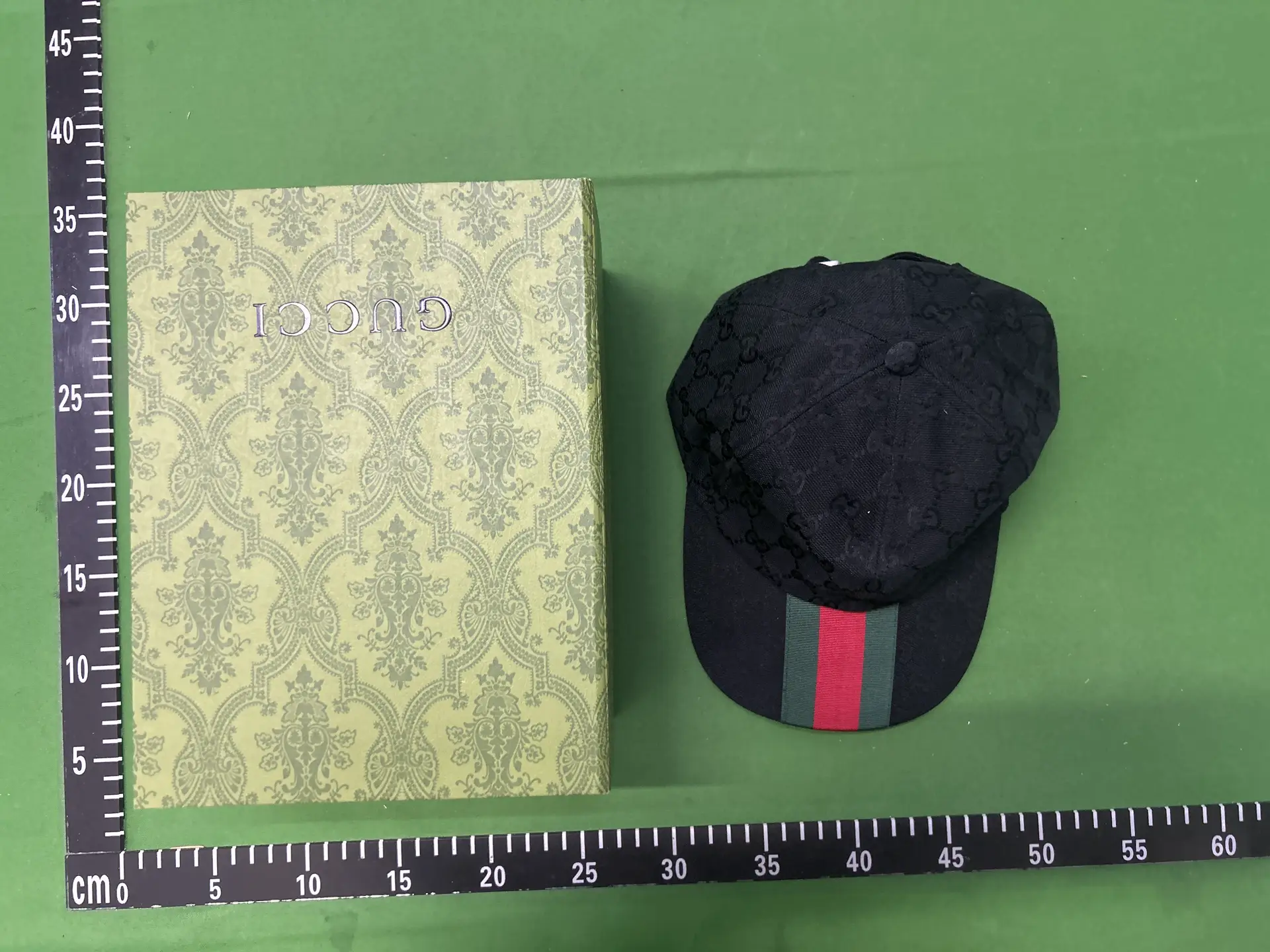Gucci GG Monogram Baseball Cap Black