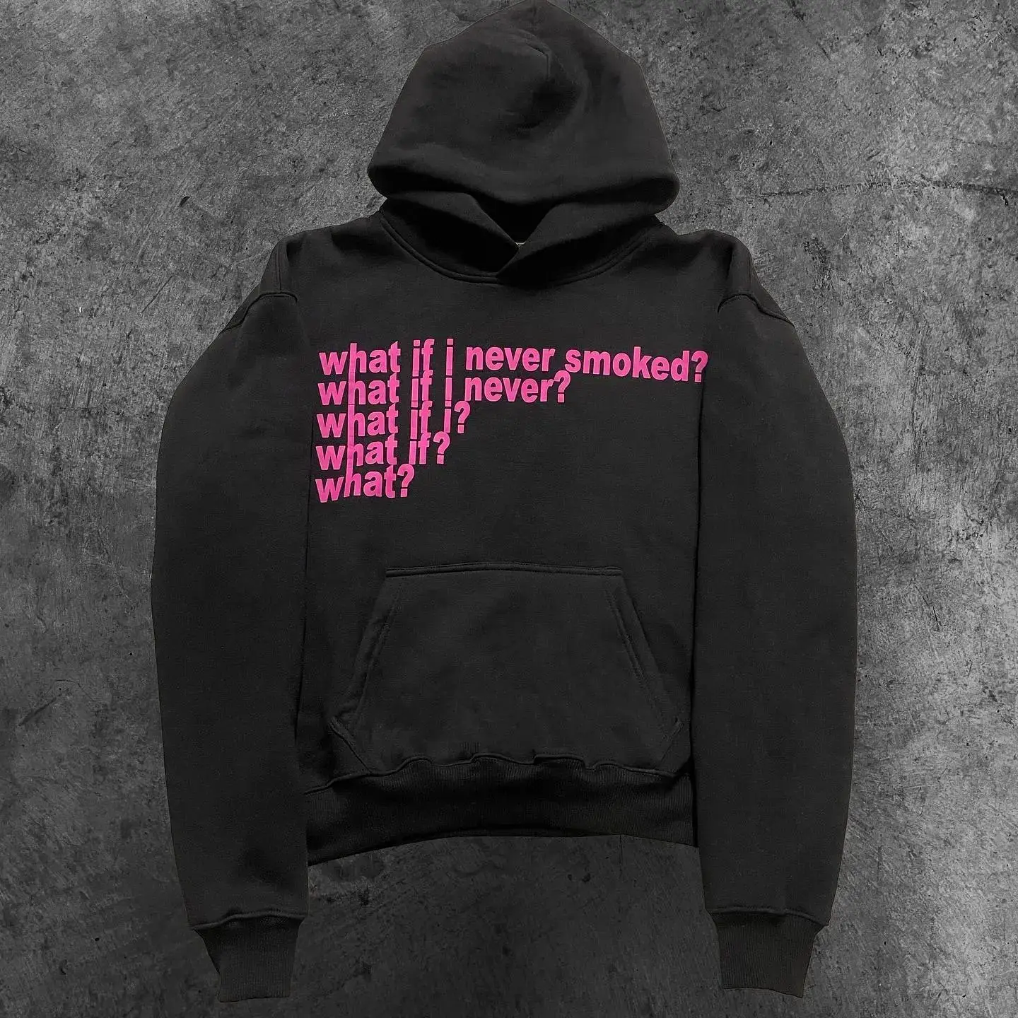 What if I Never Smoked? High-Street Heavyweight Hoodie