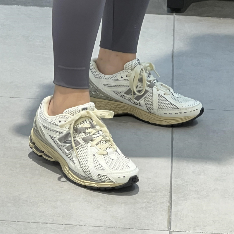 2025 Cross-Border Nb1906Rc Cushioning and Wear-Resistant Low-Top Running Shoes Liquid Silver Summer Breathable Sports Shoes for Men and Women