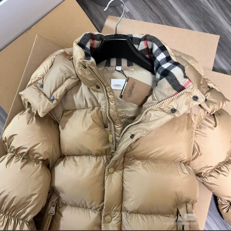 可拆卸袖子连帽羽绒服马甲两穿变无袖坎肩加厚充绒宽松通勤羽绒BB羽绒 Foto QC de WEIDIAN na Qualit.ly