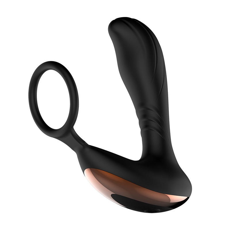 Single Ring Prostate Massager, Male Masturbation Stick, Anal Plug, Semen Locking Vibration Ring, Delayed Adult Products Wholesale