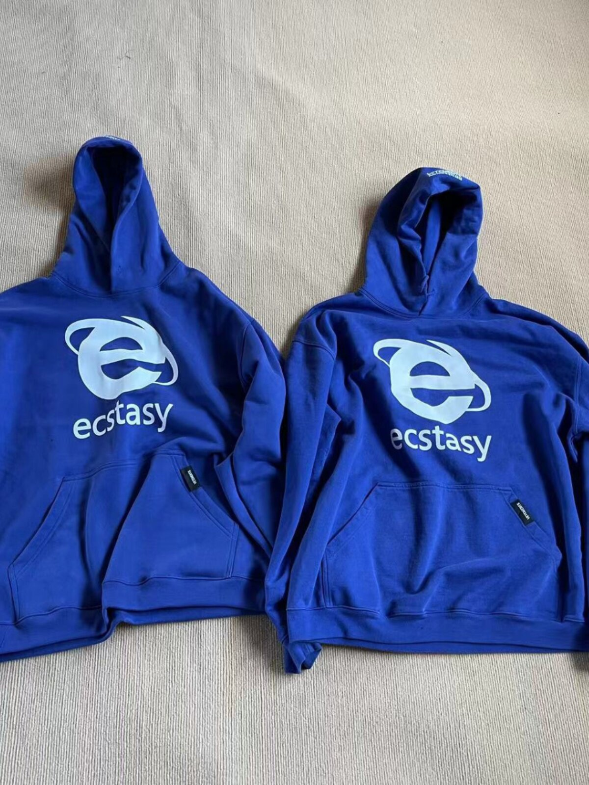 （instock）ecstasy black/ blue hoodie