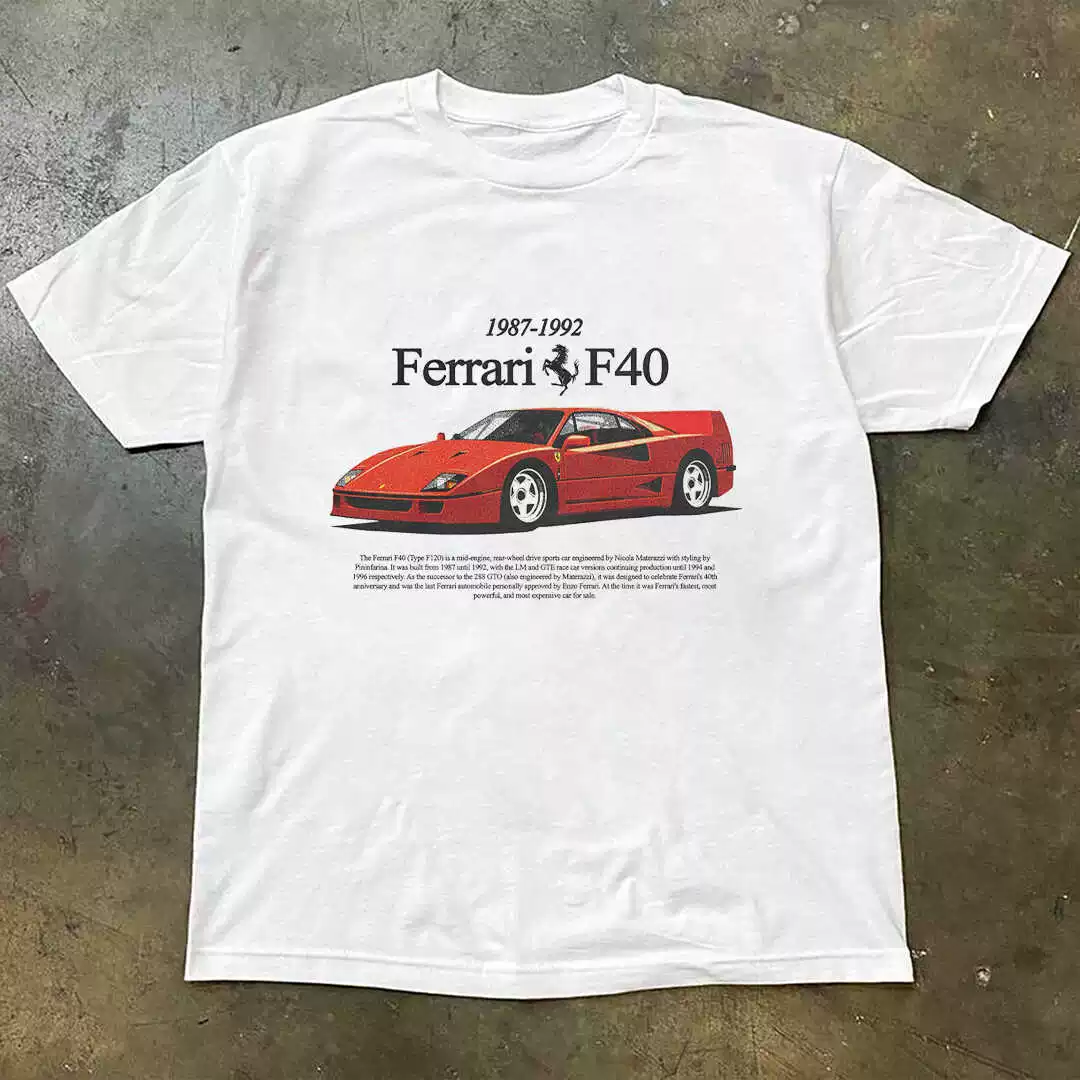 Xiao Chen has many stories, 260 grams of heavy pure cotton!American sports car trendy brand men and women half-sleeved summer 2024 new couple