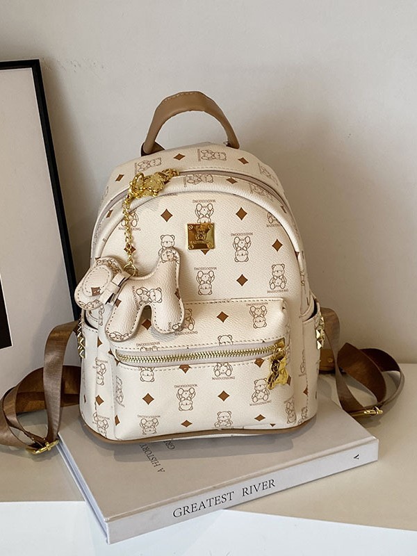2025 Printed Men's and Women's Couples Niche High-end Women's Backpack New Outdoor Leisure Commuter Backpack